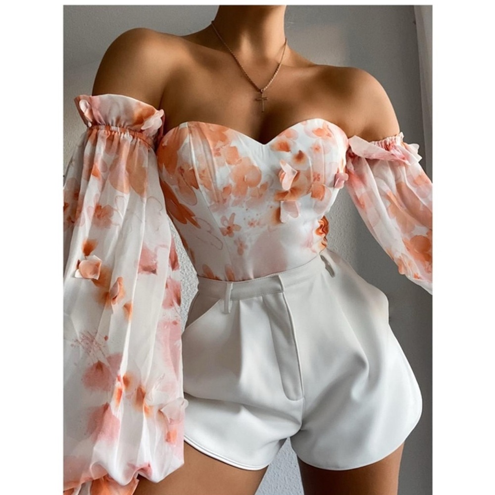 Runaway the Label Floral Bodysuit